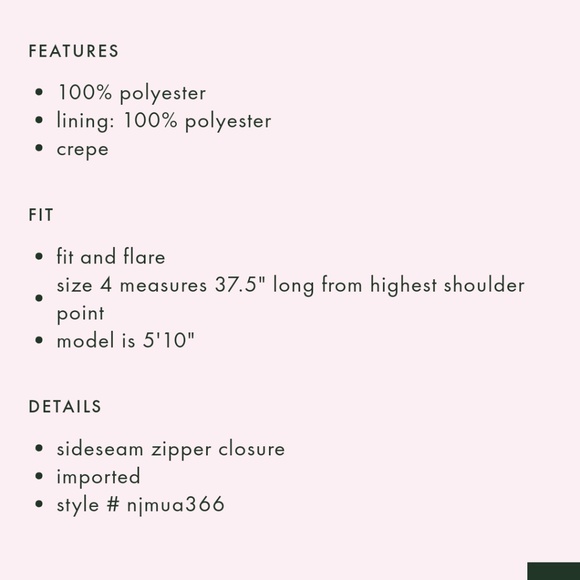 EUC LIPS CREPE DRESS - Picture 4 of 4